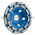 7 Inch 5/8"-11 Thread Bore Diamond Cup Grinding Wheel